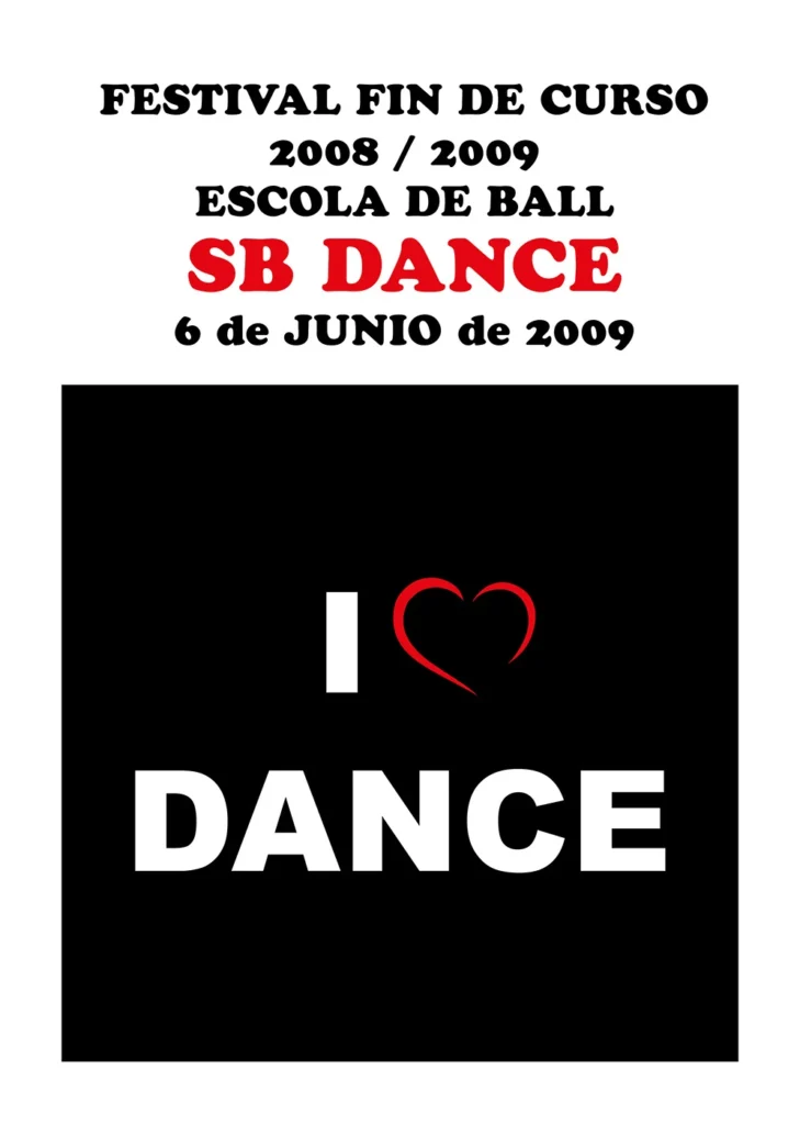 Cartel del espectáculo I Love Dance