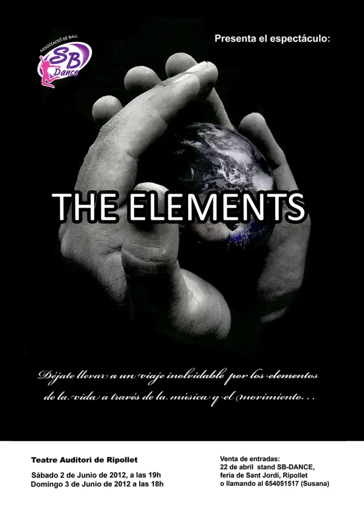 Cartel del espectáculo The Elements